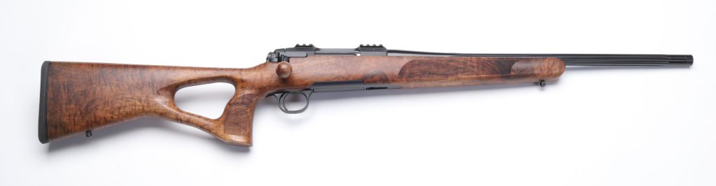 Steel Action fluted barrel rifle
